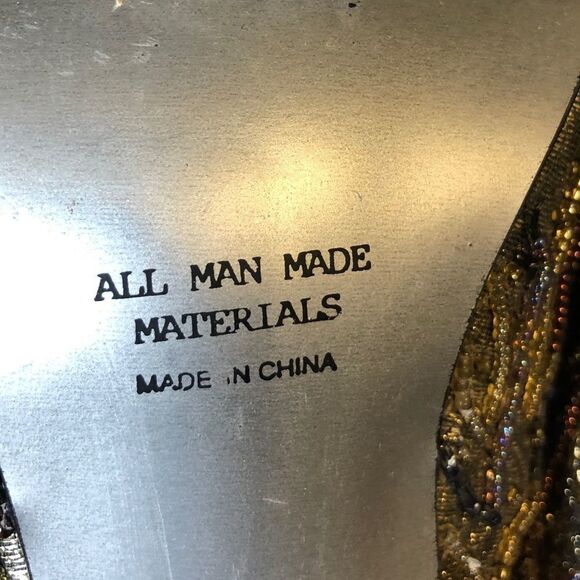 New Valerie Stevens beaded gold pumps - Picture 9 of 11